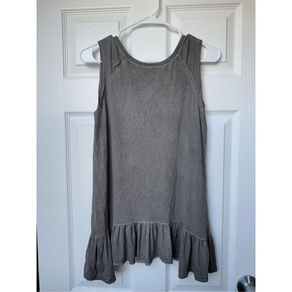 Dantelle Tank Top Small Women's Gray Blouse Made in Turkey Babydoll - Picture 3 of 3